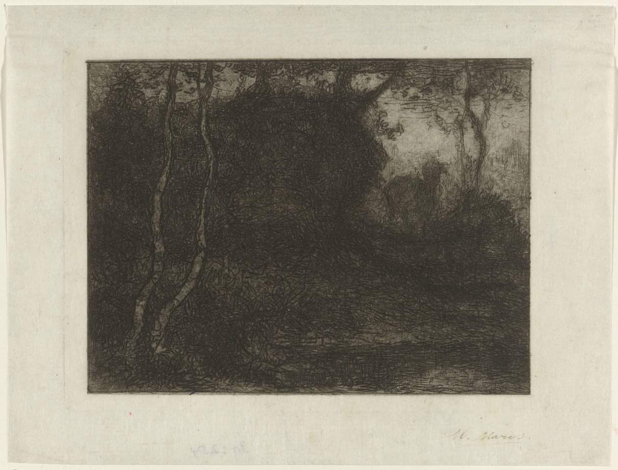 Skog med barn av Matthijs Maris