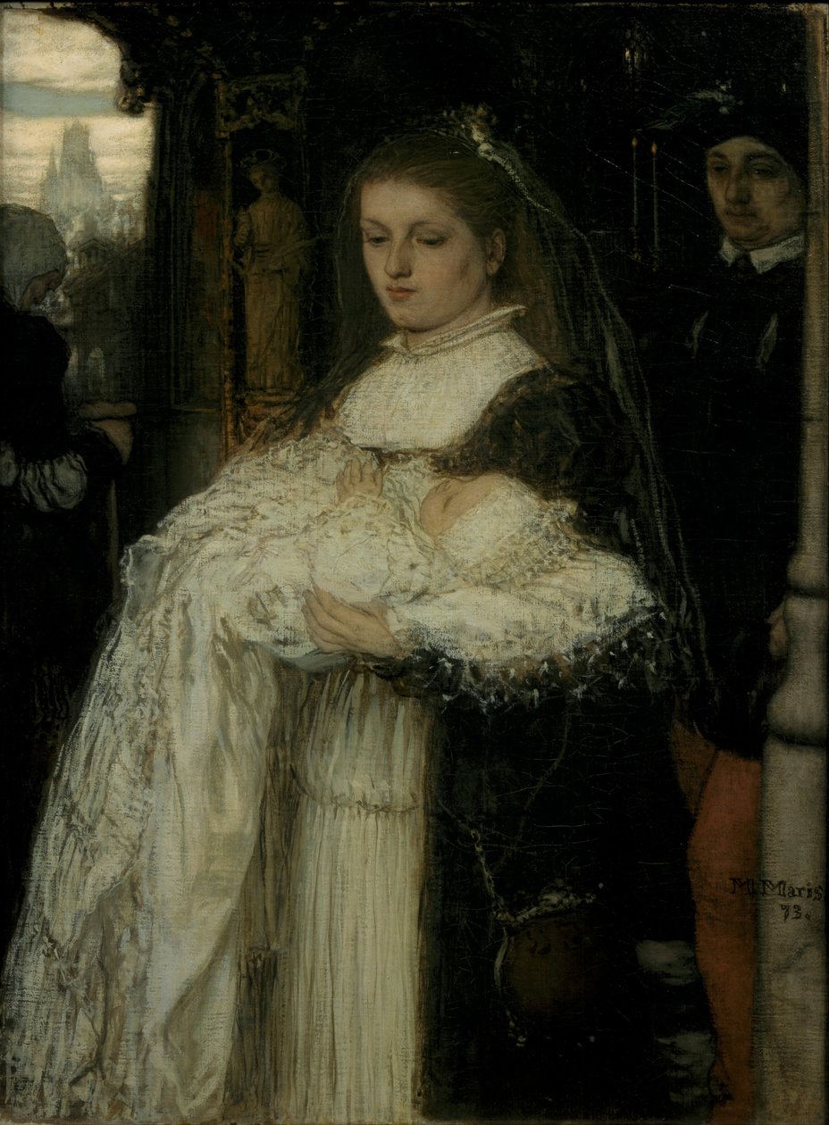 Dåpsprosesjon i Lausanne, 1873 av Matthijs Maris
