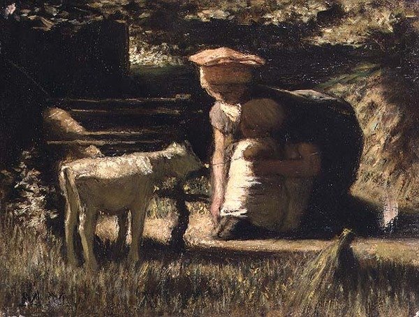 Bli kjent (Den lille geiten) av Matthijs Maris