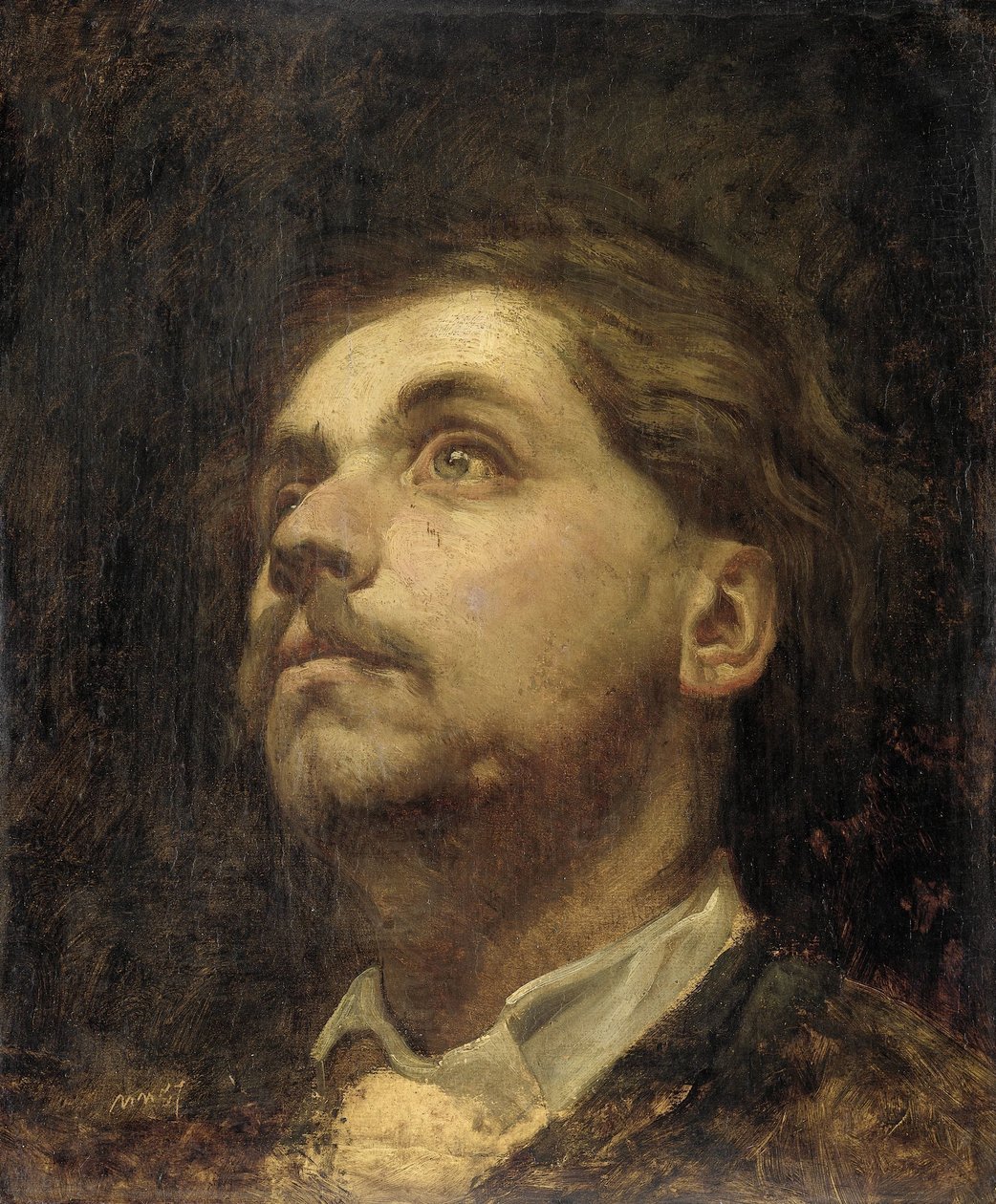 Portrett av Jacob Maris av Matthijs Maris