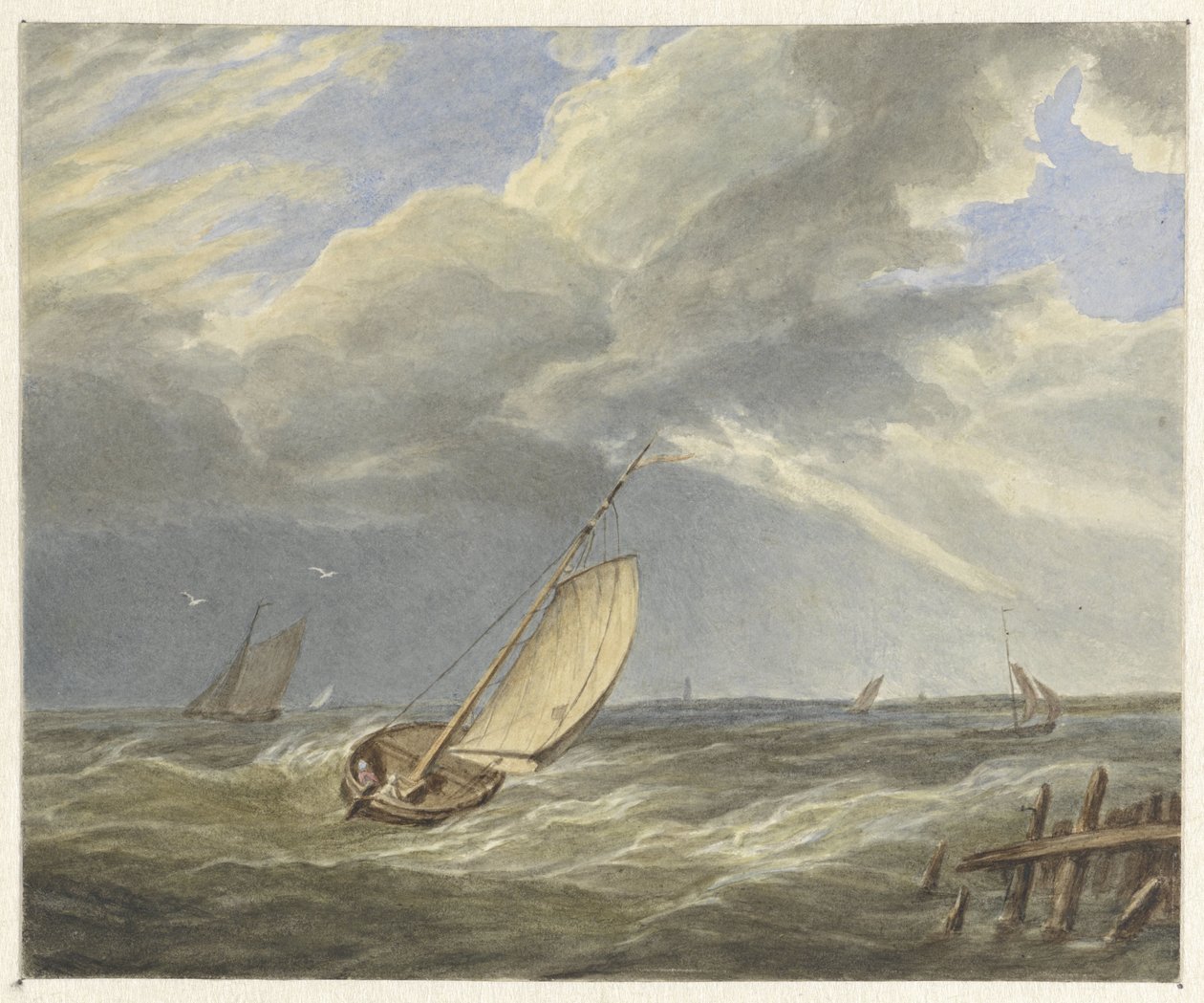 sjølandskap av Matthijs Maris