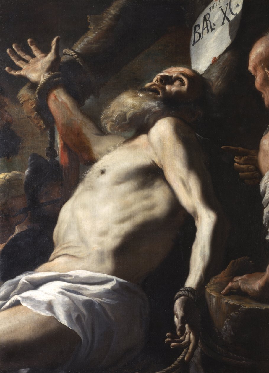 Sankt Peters martyrium av Mattia Preti