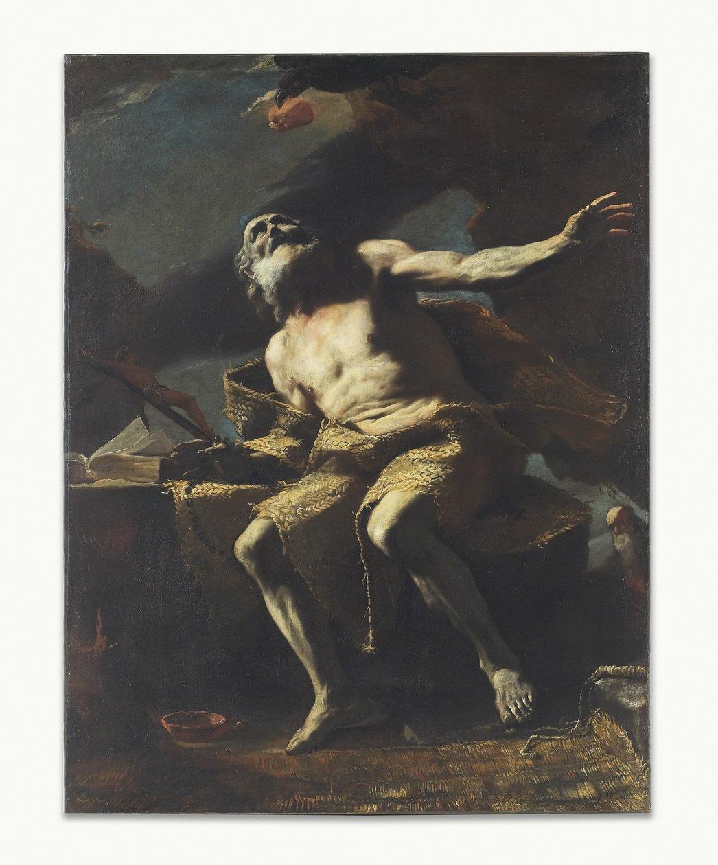 St. Paul Eremitten, ca. 1656-60 av Mattia Preti