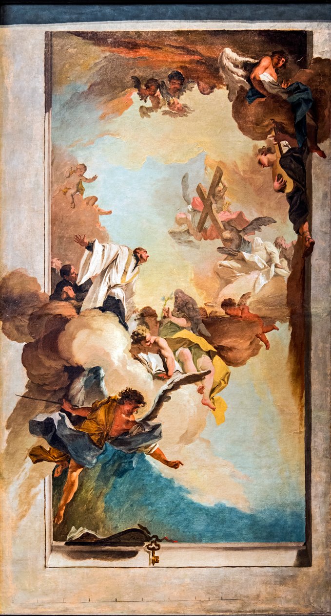 Ære av St. Cajetan av Thiene av Mattia Bortoloni