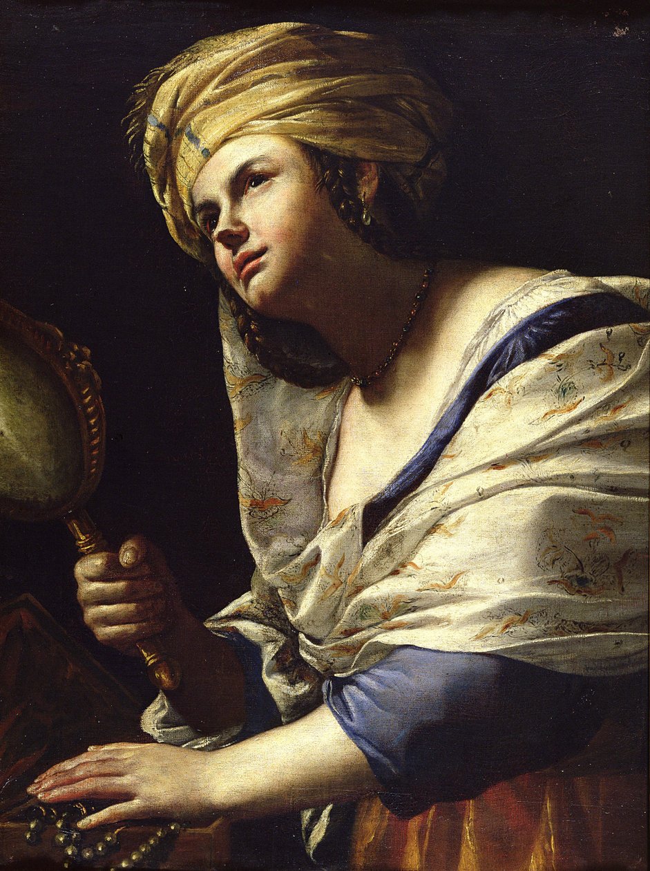 Forfengelighet, ca. 1650-70 av Mattia Preti
