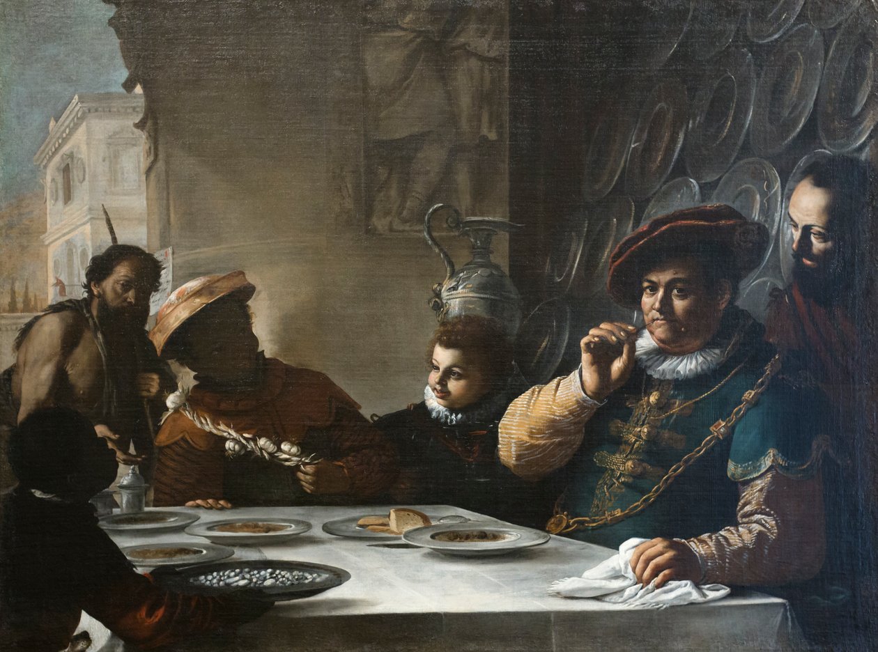 Den rike manns fest av Mattia (1613 99) Preti