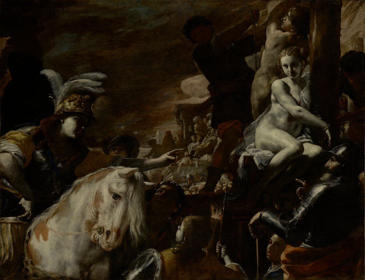 Clorinda redde Sofronia og Olindo av Mattia Preti
