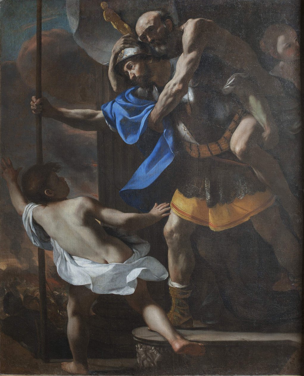 Flukt fra Troja, 1635-1640. av Mattia Preti