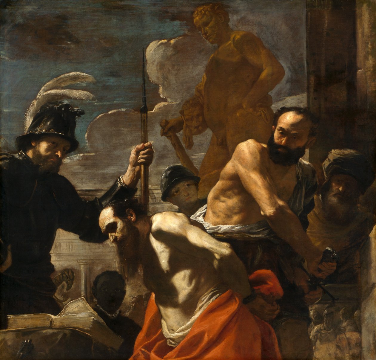 St. Pauls martyrium, ca. 1656-59 av Mattia Preti