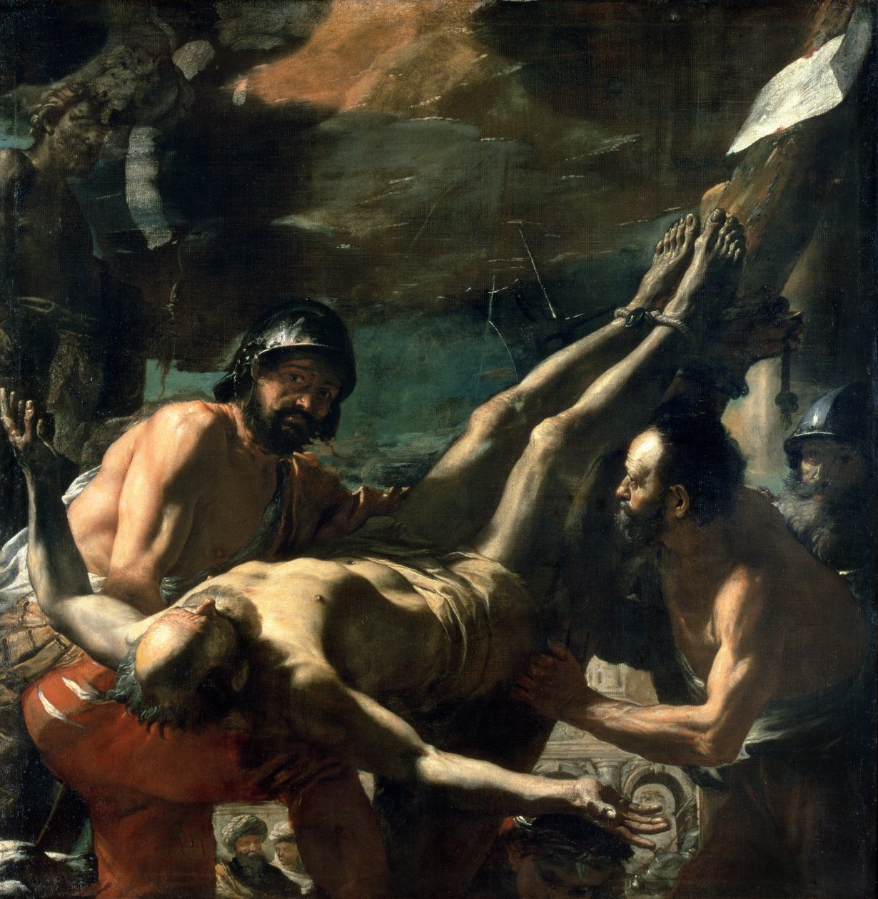 St. Peters martyrium, ca. 1656-60 av Mattia Preti