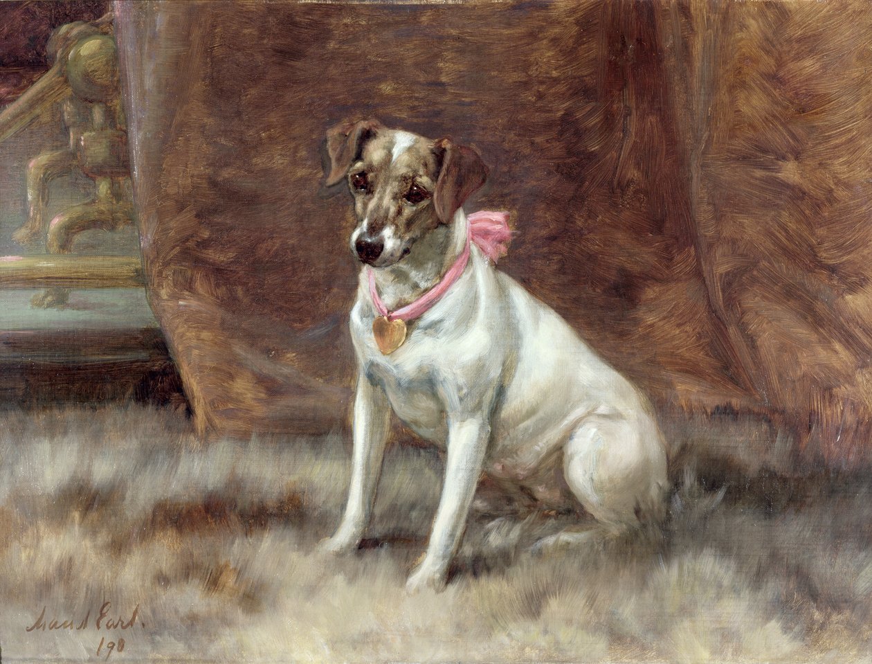 Den rosa sløyfen, 1898 av Maud Earl
