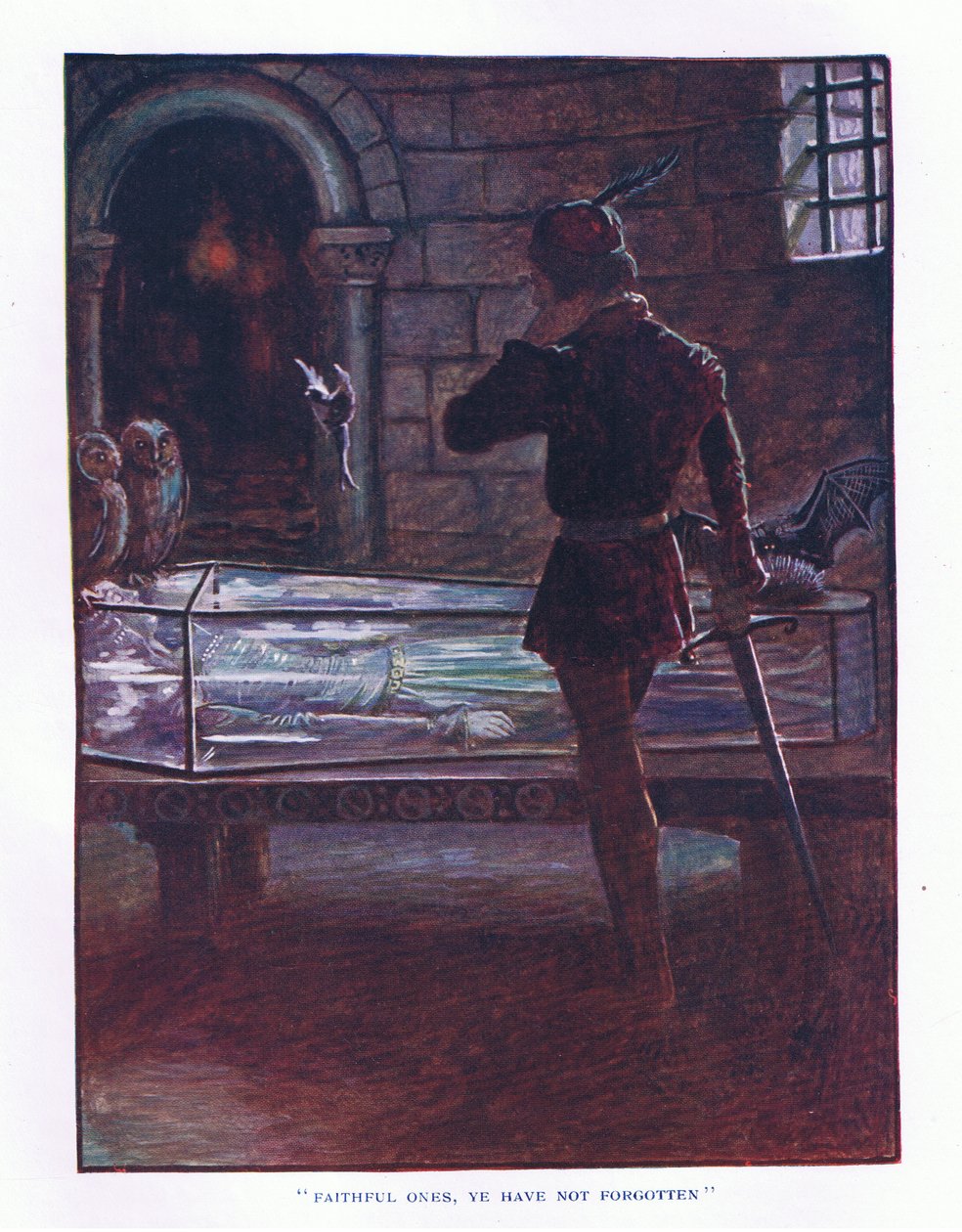 Trofaste, dere har ikke glemt, illustrasjon fra Lady Anns Fairy Tales, 1914 av Maud Tindal Atkinson
