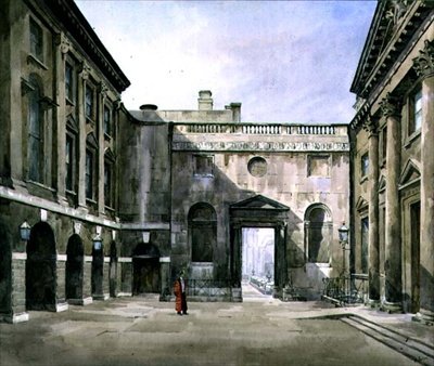 Bank of England (akvarell) av Maude Parker