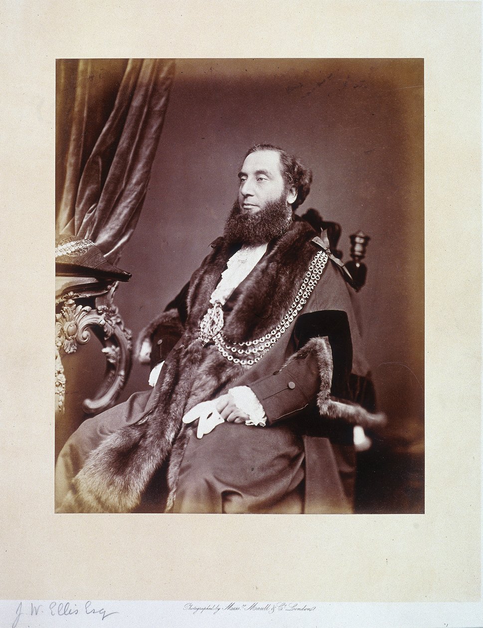Sir John Whittaker Ellis, c1865 av Maull and Co