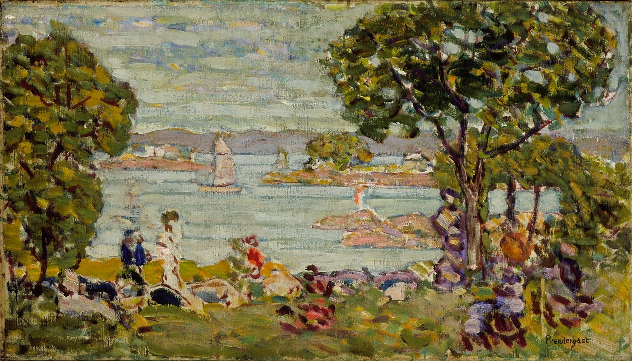 Cove, Maine, ca. 1907-10 av Maurice Brazil Prendergast
