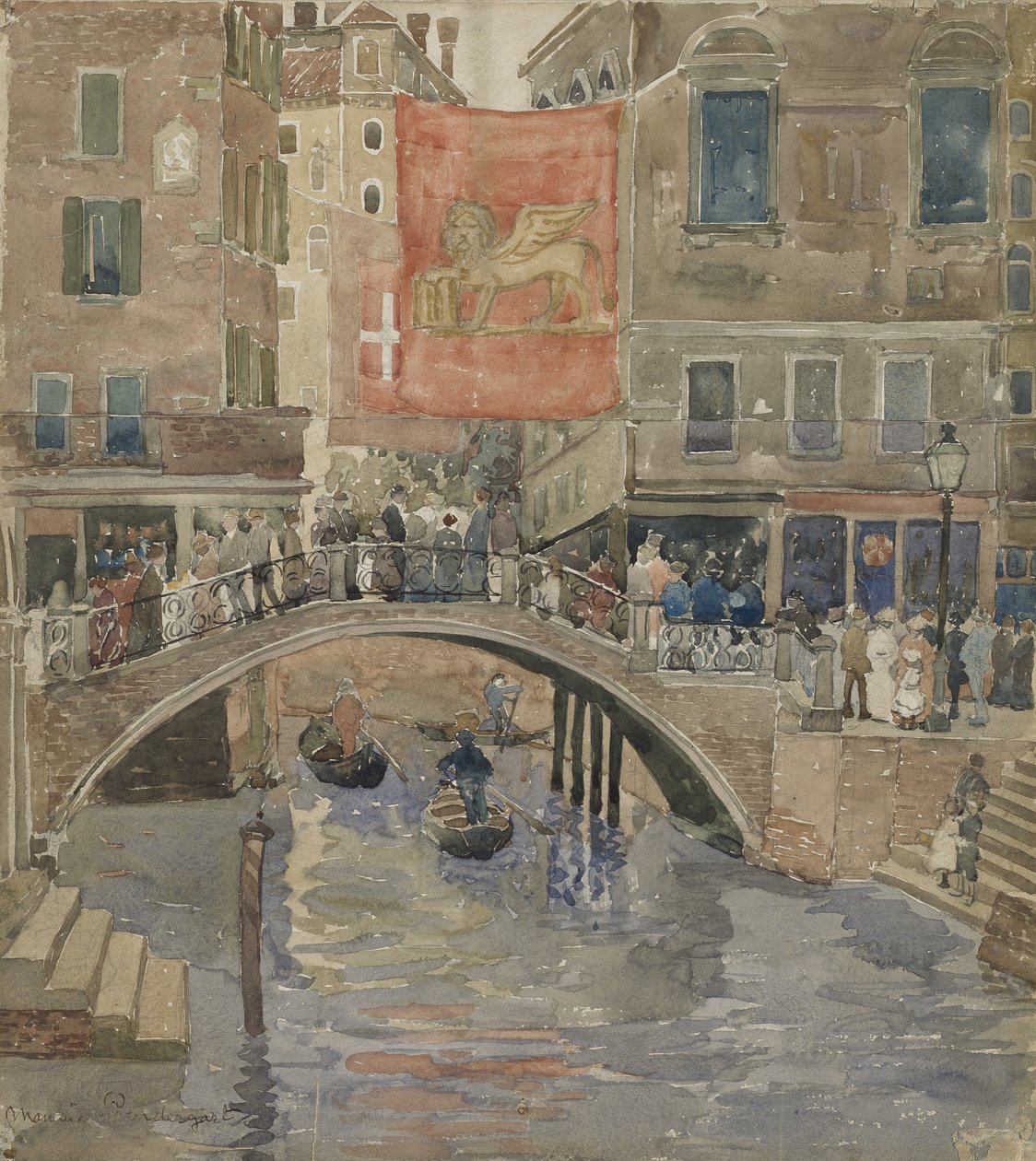 Venezia, ca. 1898-99 av Maurice Brazil Prendergast