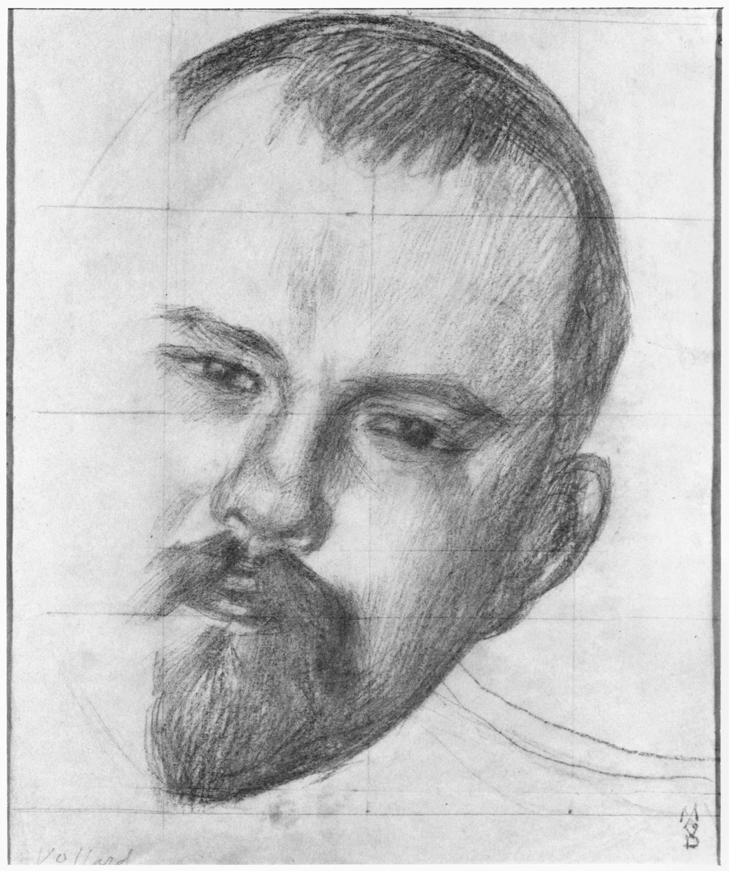 Ambroise Vollard (1868-1939) 1899 (blyant og sangvin) av Maurice Denis