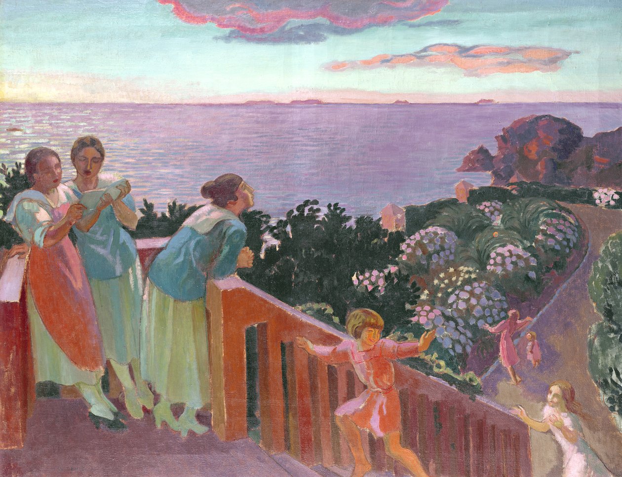 Balkong til stillhet, 1918 av Maurice Denis