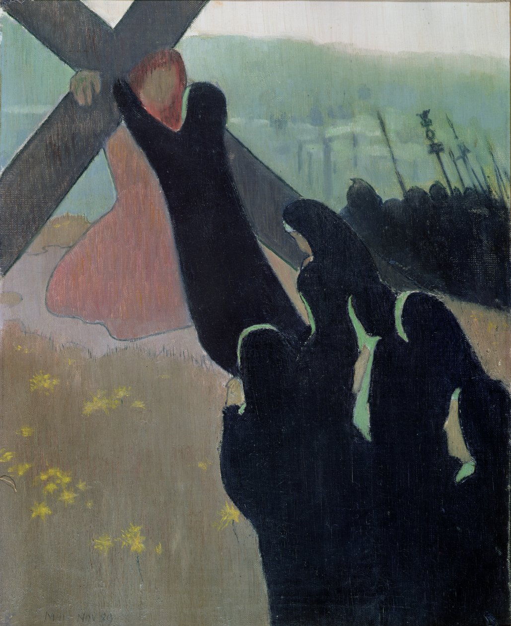 Golgata eller, veien til Golgata, 1889 av Maurice Denis