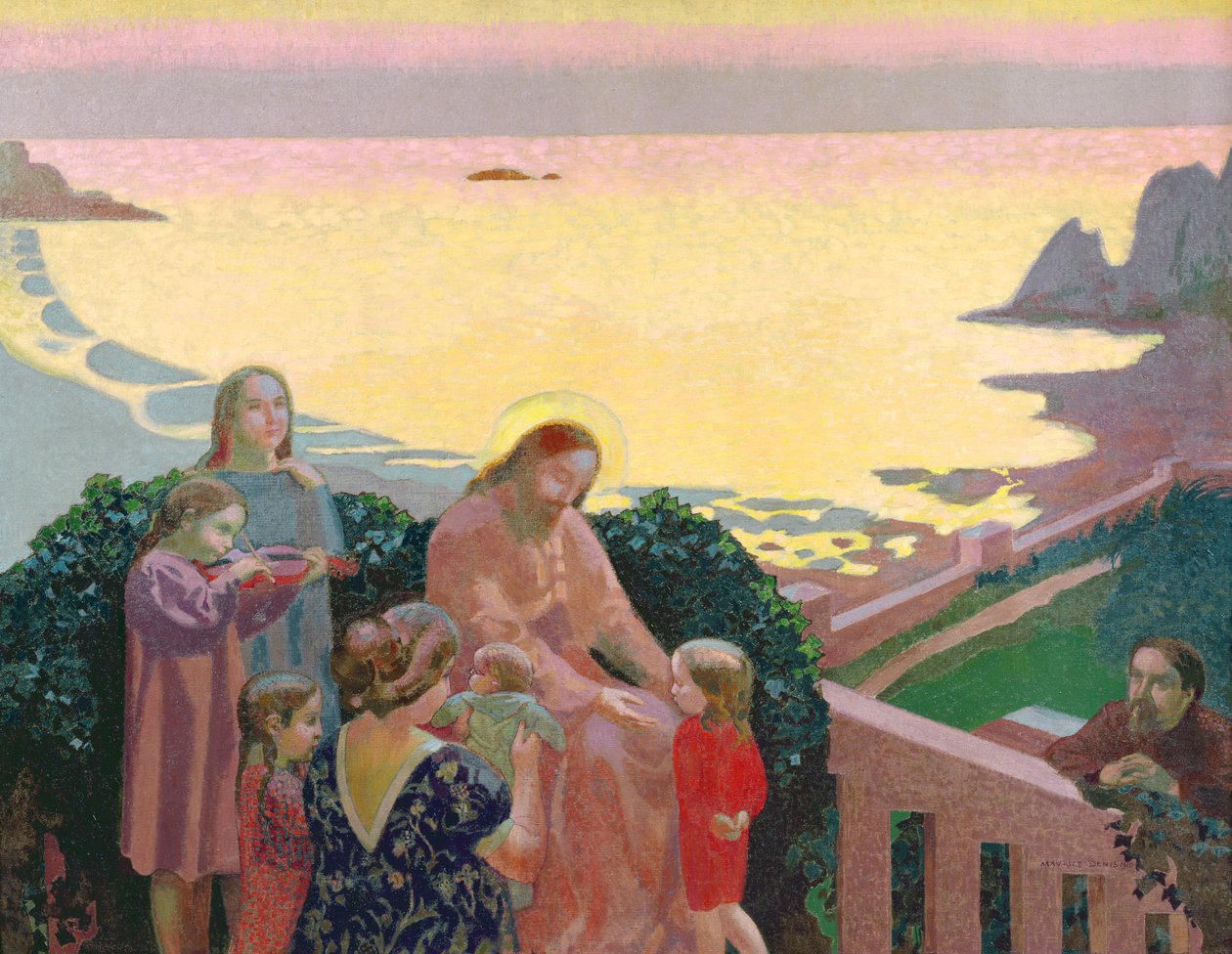Kristus med barna, 1910 av Maurice Denis