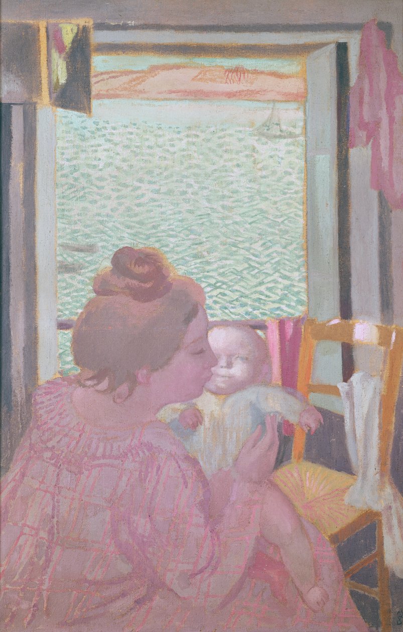 Barsel ved vinduet, 1901 av Maurice Denis