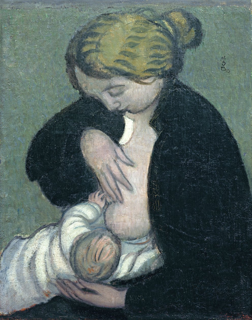 Mor i en svart skjorte, 1895 av Maurice Denis