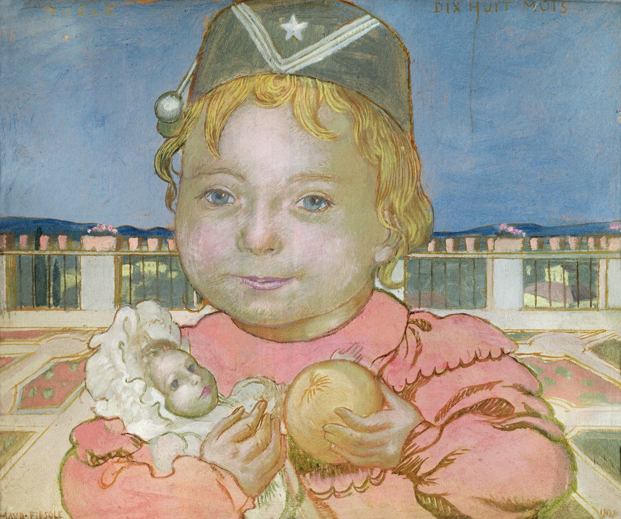 Noelle på Fiesole, 1898 av Maurice Denis