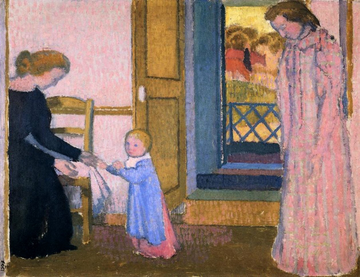 Noelles første skritt, 1897 av Maurice Denis