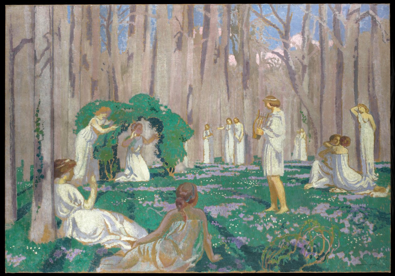Orfeus og Eurydike, 1910 av Maurice Denis