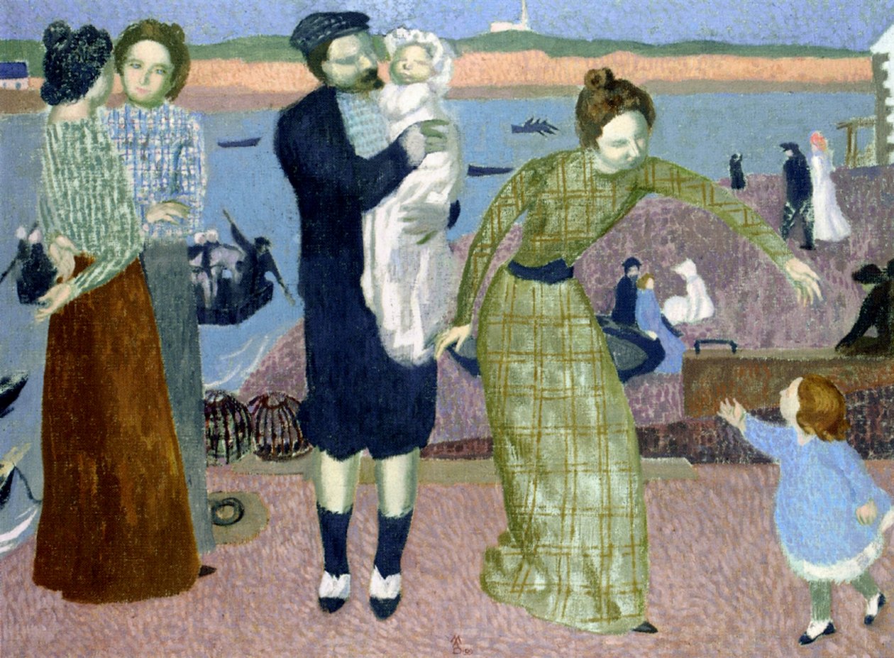 Parisere ved sjøen, 1899 av Maurice Denis