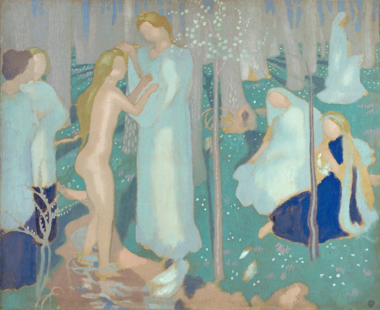 Våren, ca. 1894-99 av Maurice Denis