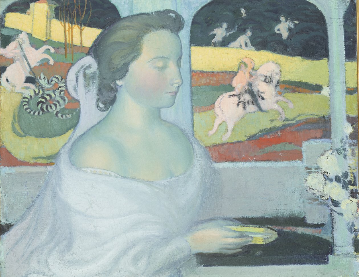 Prinsessen i tårnet, ca.1900 av Maurice Denis