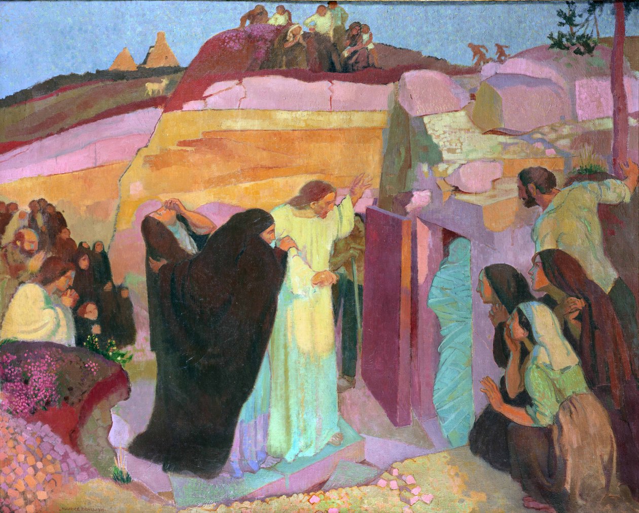 The Raising of Lazarus, 1919 av Maurice Denis