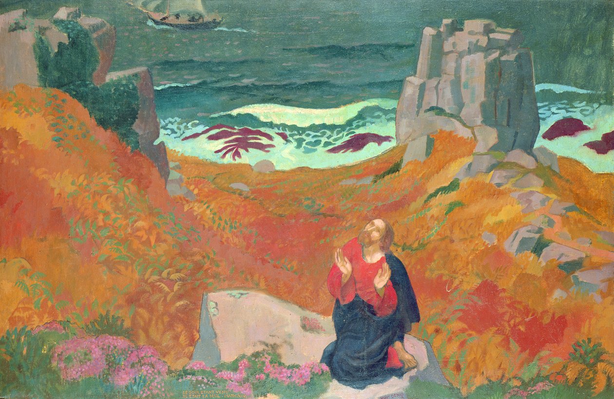 Kristi ensomhet, 1918 av Maurice Denis