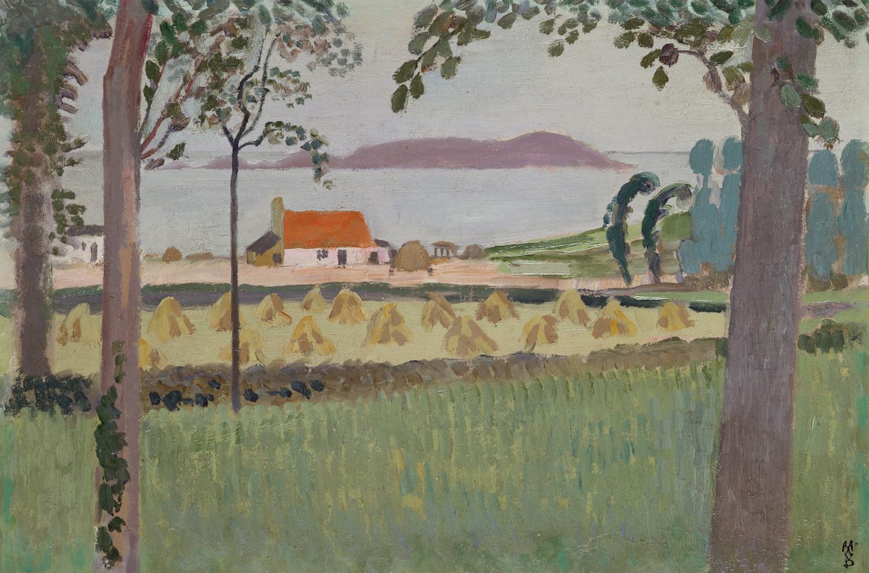 Den lille gården i Louannec, 1911 av Maurice Denis