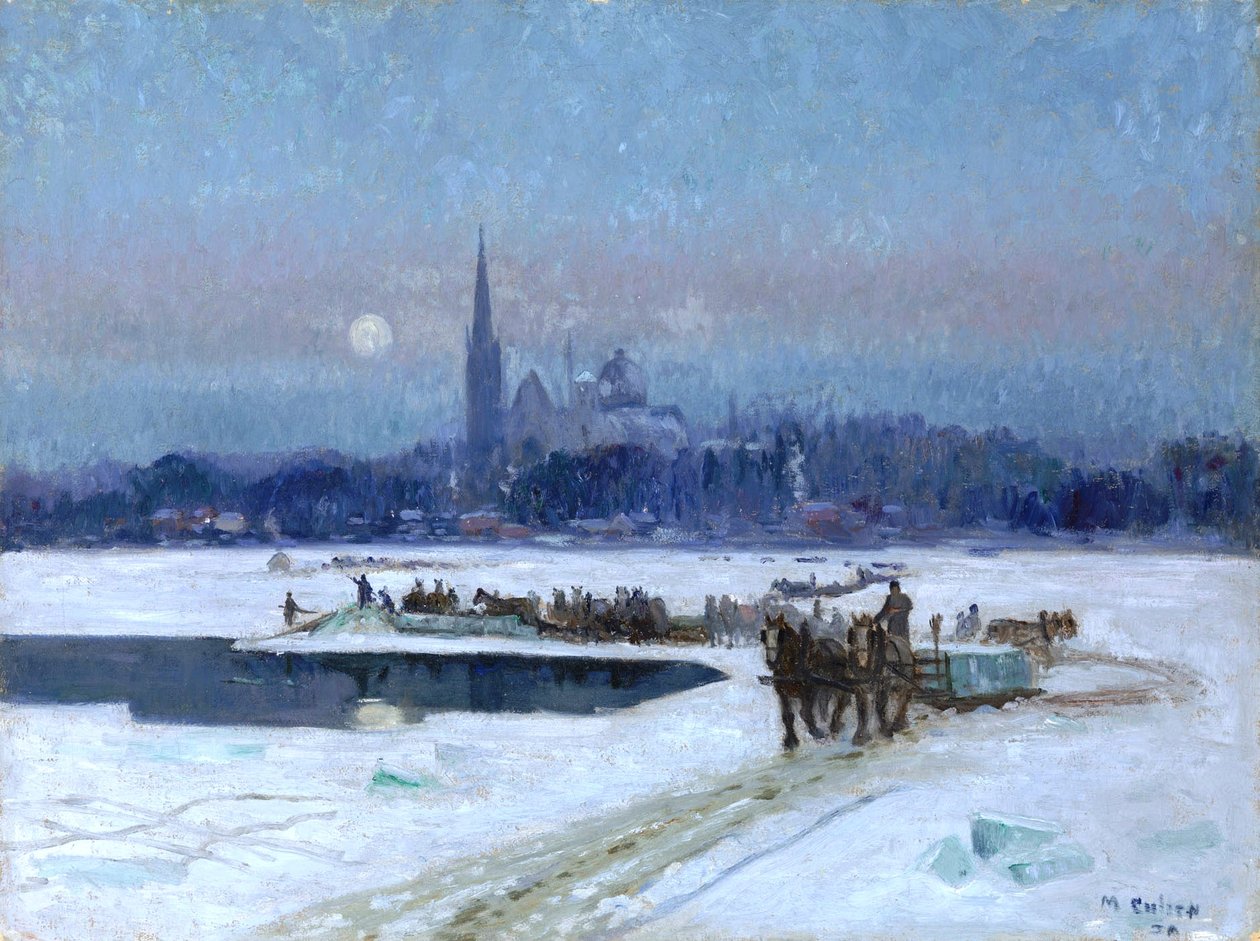 Isskjærere, Longueuil av Maurice Galbraith Cullen