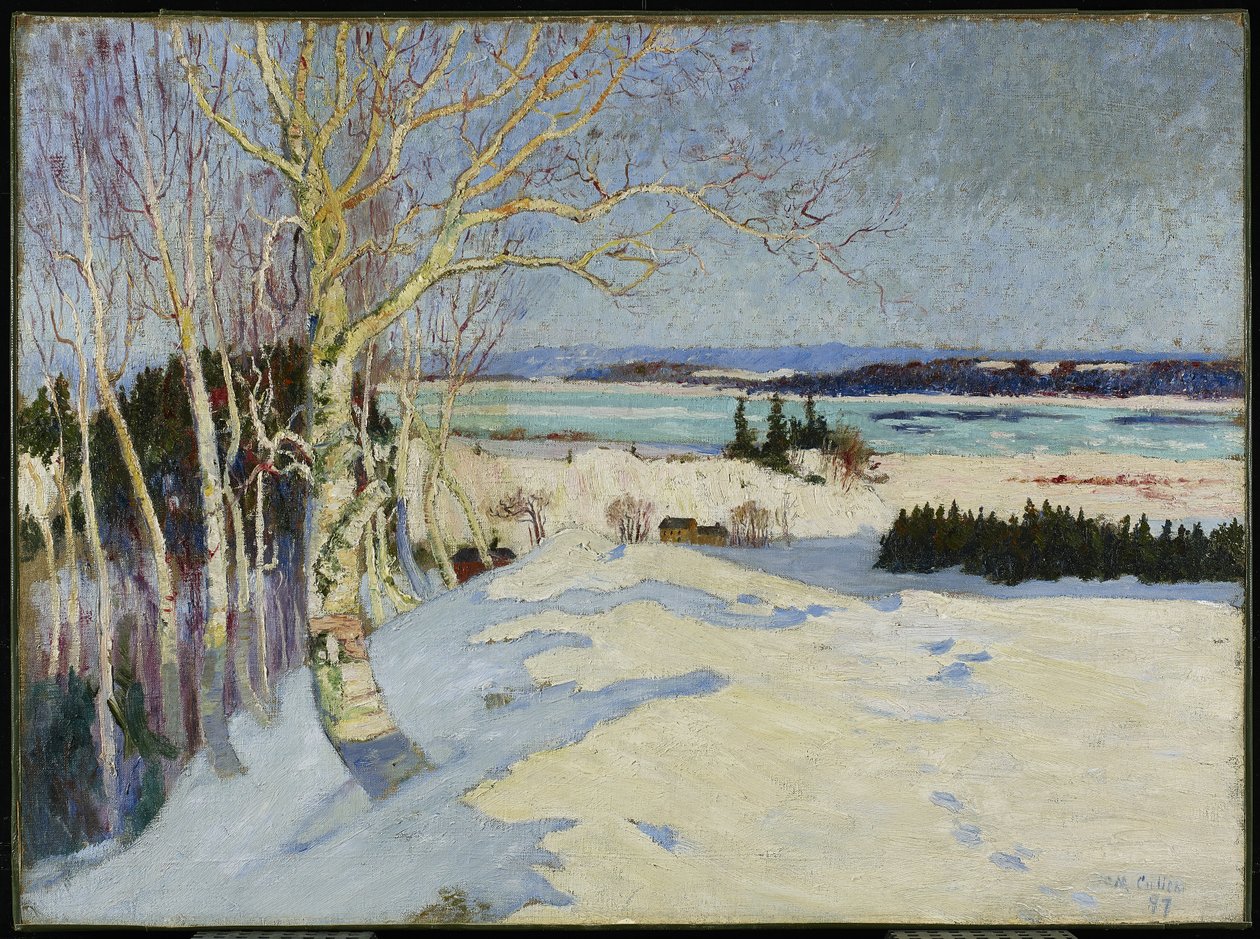 På St. Lawrence, 1897 av Maurice Galbraith Cullen