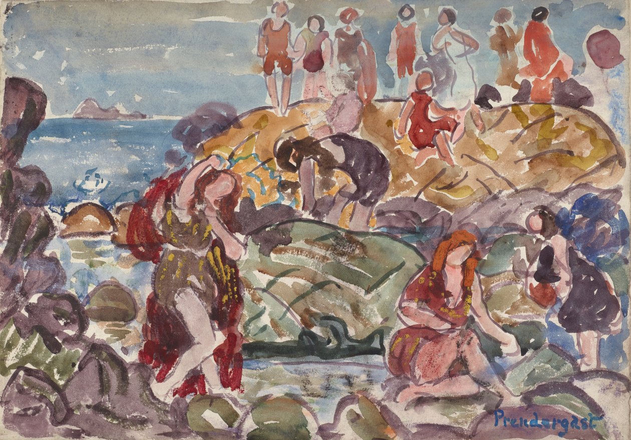 New England ShorenTysk: Coast of New England av Maurice Brazil Prendergast