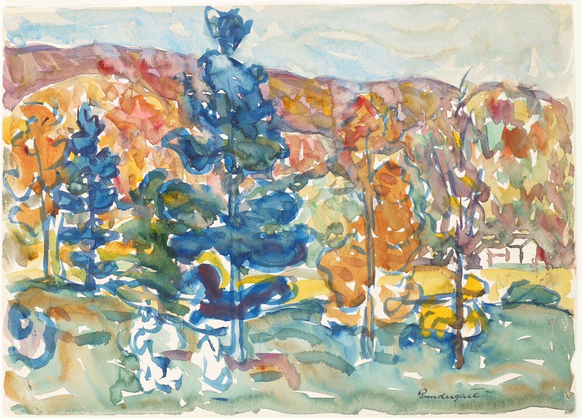 Høst av Maurice Brazil Prendergast