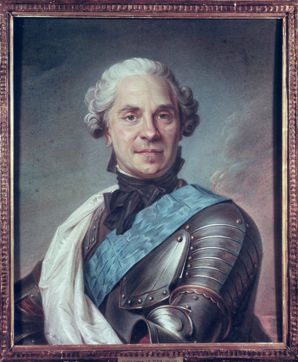 Marskalk Maurice de Saxe (1696-1750) (pastell på papir) av Maurice Quentin de La Tour