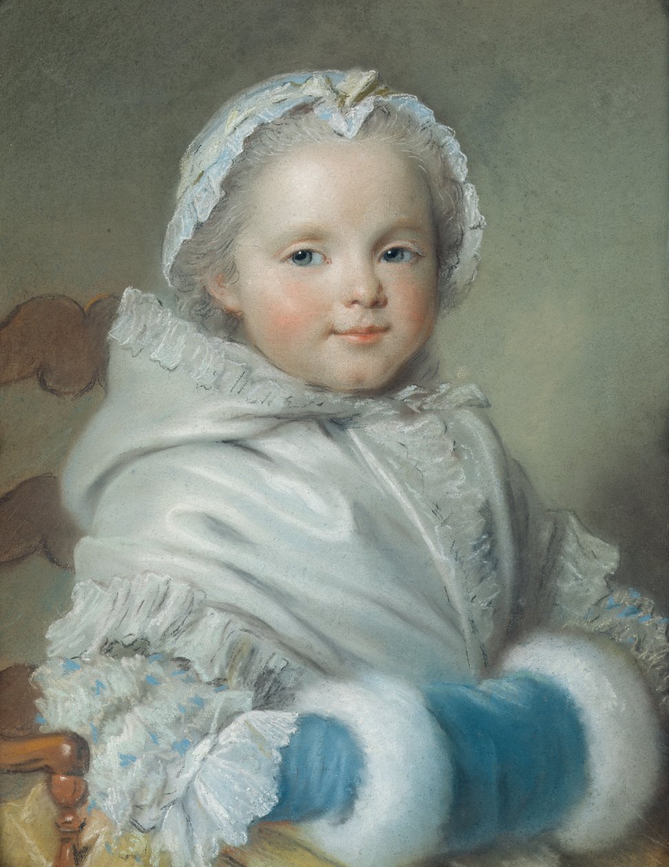 Nicole Ricard (pastell) av Maurice Quentin de La Tour