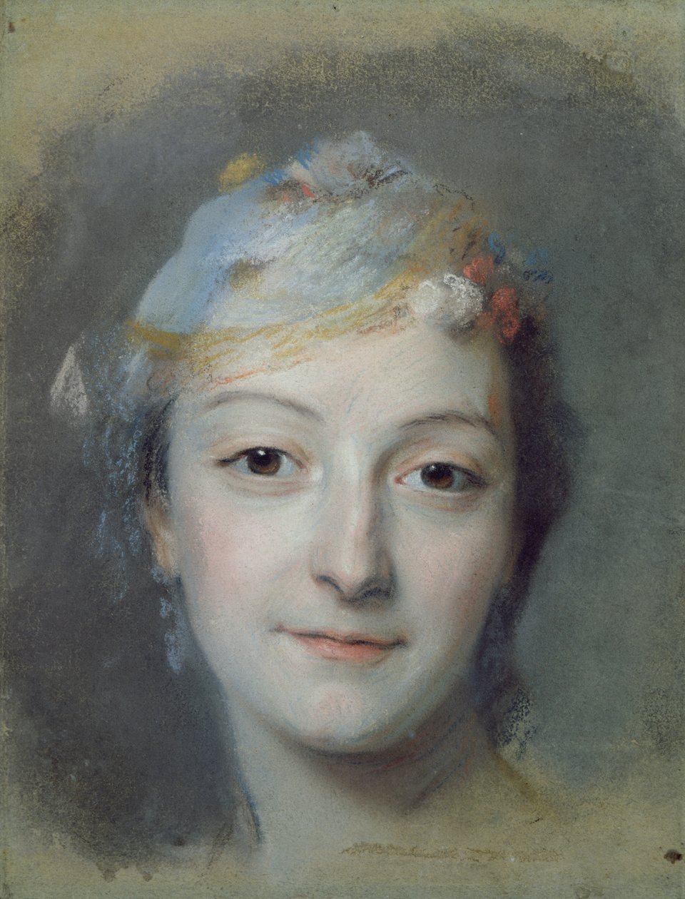 Portrett av Marie Fel (1713-78) 1757 (pastell på papir) av Maurice Quentin de La Tour