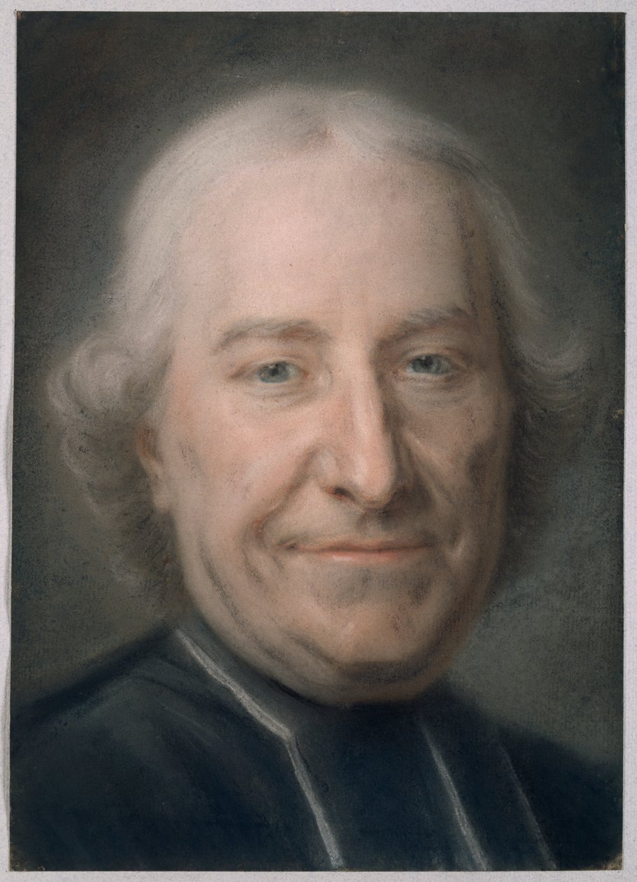 Portrett av Claude Charles Deschamps av Maurice-Quentin de La Tour