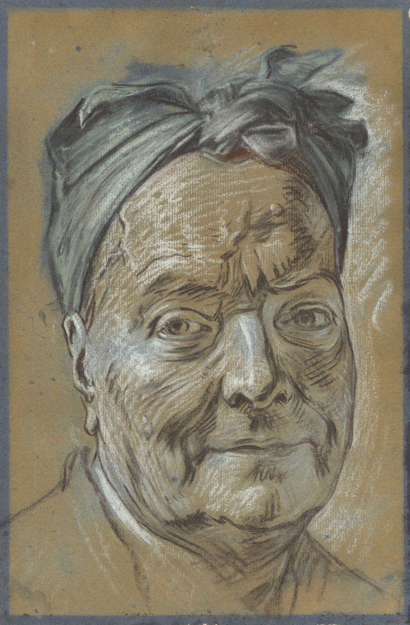 Portrett av Louis de Silvestre av Maurice-Quentin de La Tour