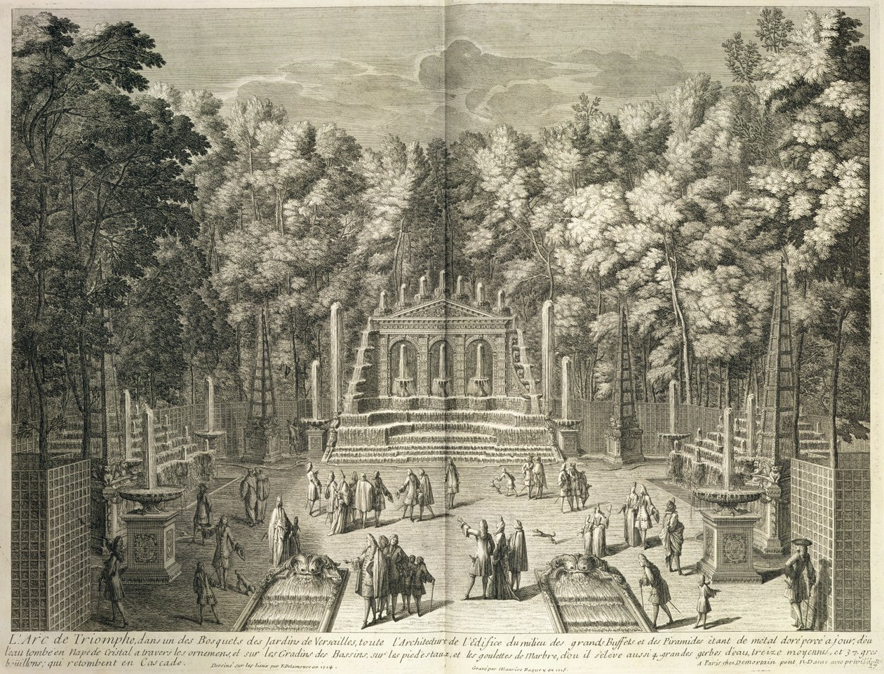 Triumfbuen, Versailles av Maurice Baquoy