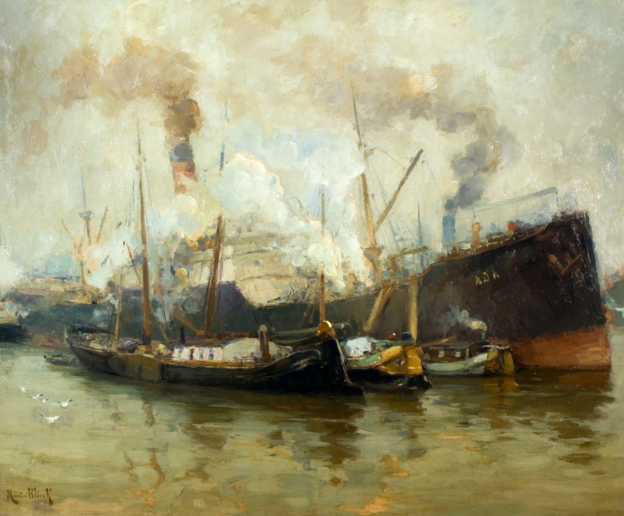 Les Fumees av Maurice Blieck
