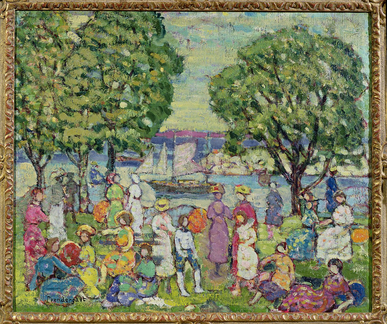 Gloucester havn av Maurice Brazil Prendergast