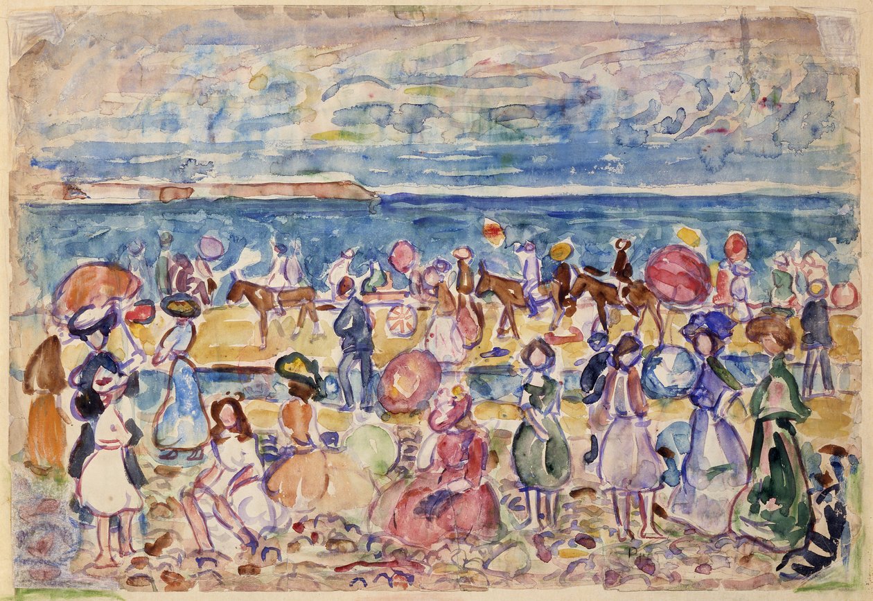 Ferie i New England, ca. 1910-1911. av Maurice Brazil Prendergast