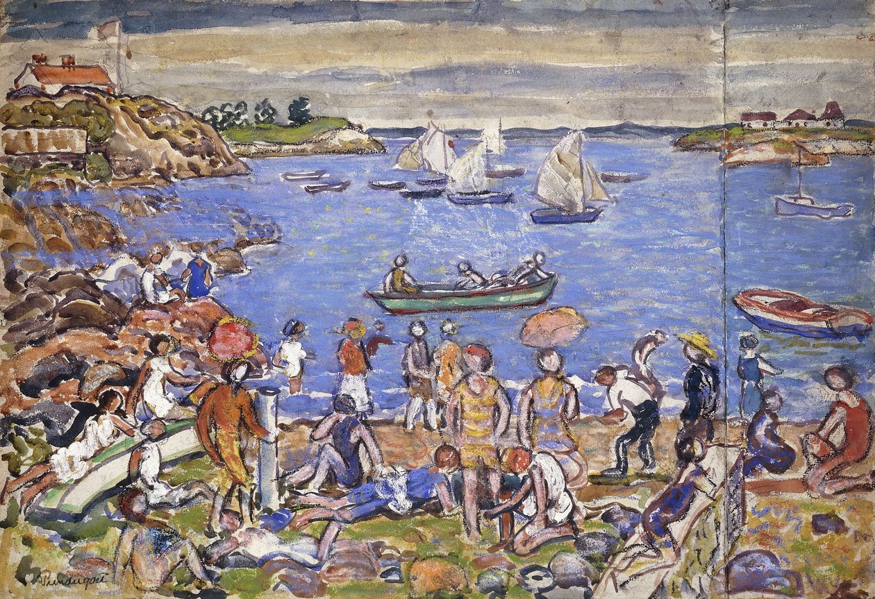 I nærheten av Gloucester, av Maurice Brazil Prendergast