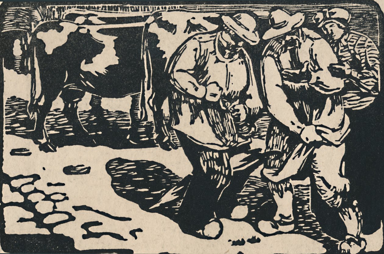Marked i Auvergne - Fra Au Pied Des Puys, 1919 av Maurice Busset